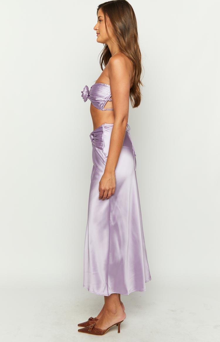 Kaylea Lilac Maxi Skirt Product Image