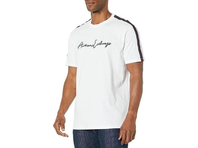 Armani Exchange Script Logo Tee Men's Clothing Product Image