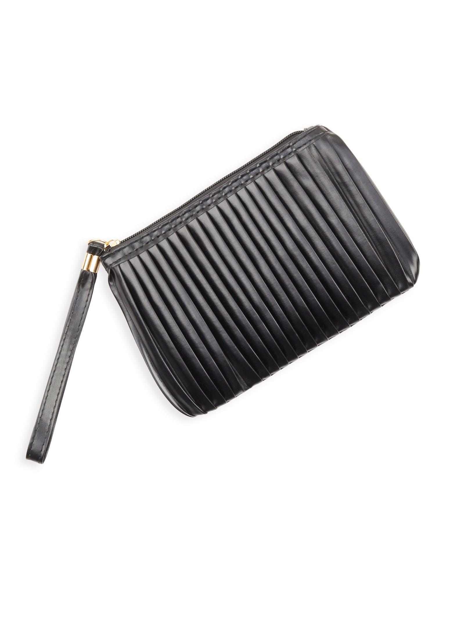 Pleated Clutch Wristlet Female Product Image