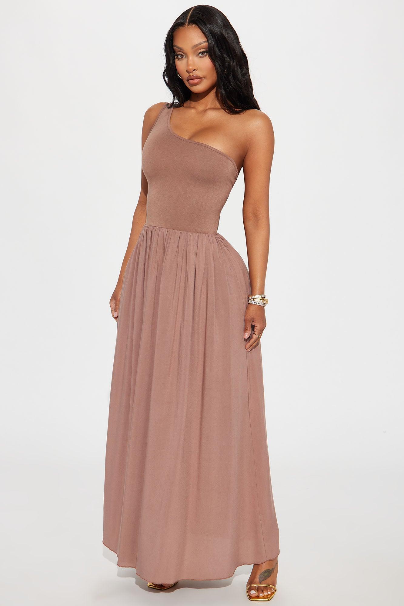 Brittney 2 Piece Maxi Dress Set - Mocha Product Image