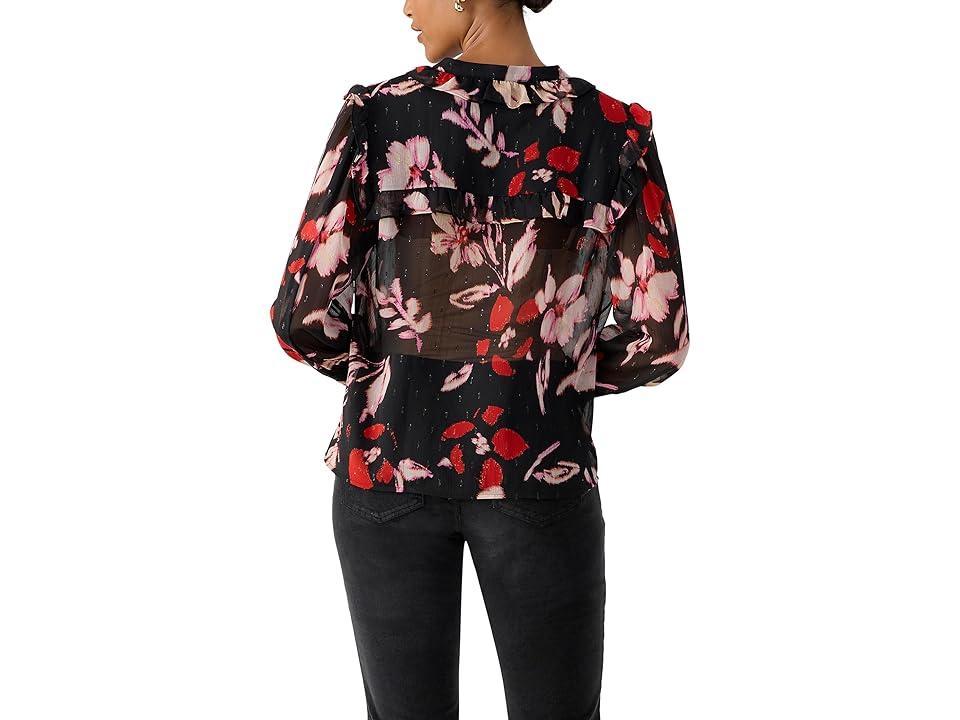 Sanctuary Winter Wish Blouse (Poinsettia) Women's Blouse Product Image