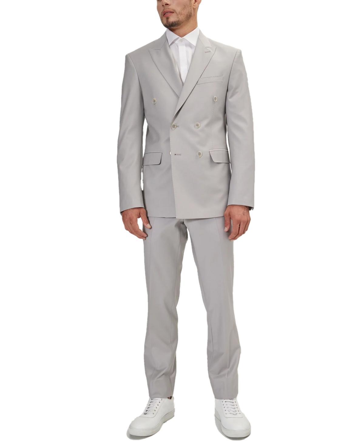 Ron Tomson Mens Modern Double Breasted, 2-Piece Suit Set Product Image