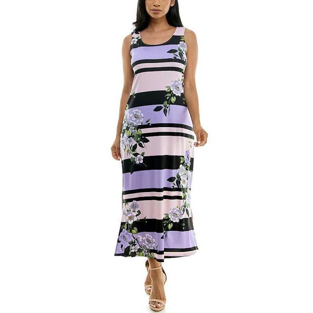 Womens Nina Leonard Print Maxi Dress Product Image