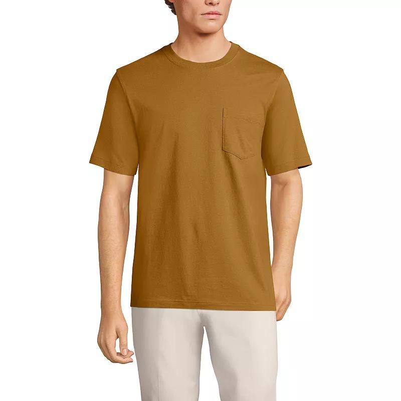 Big & Tall Lands End Super Pocket Tee, Mens Product Image