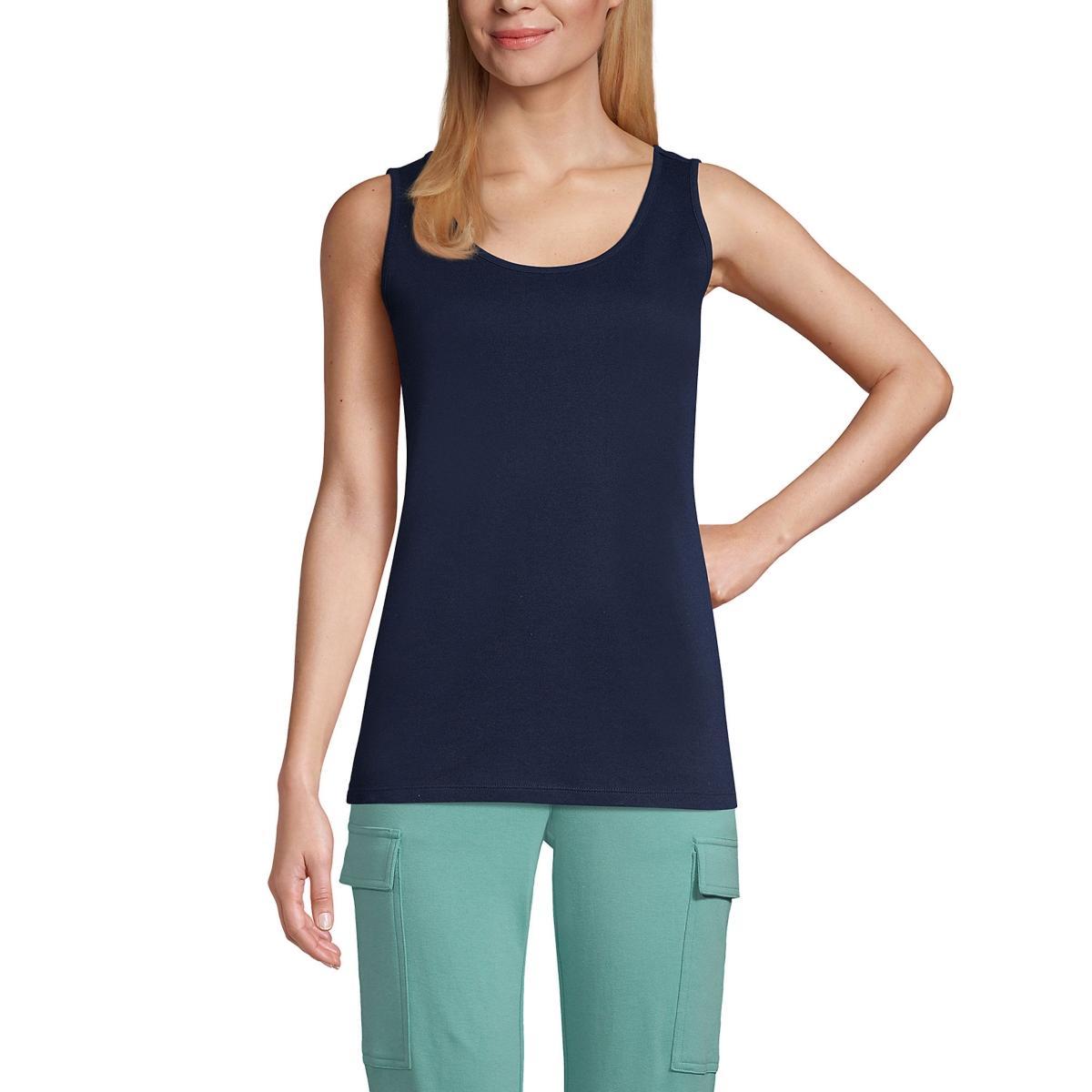 Lands End Womens Cotton Tank Top Product Image