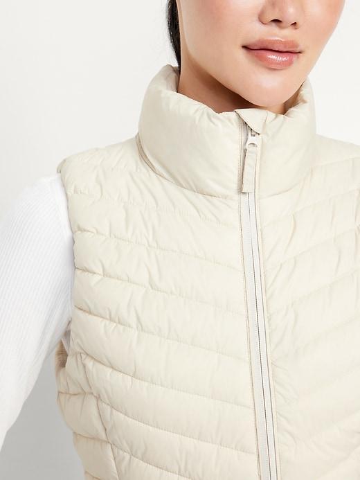 Narrow-Channel Puffer Vest Product Image