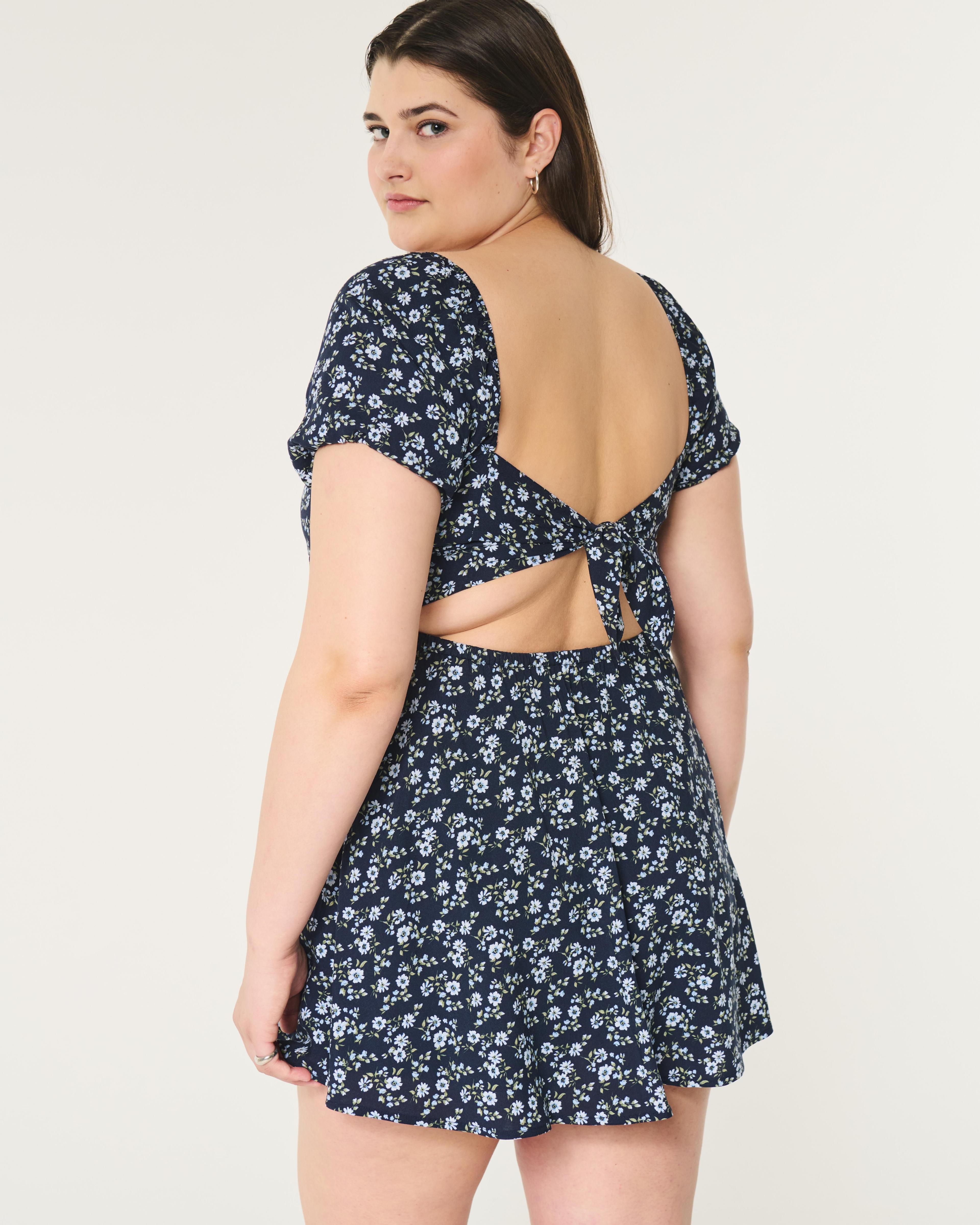 Twist Bust Tie-Back Skort Dress Product Image