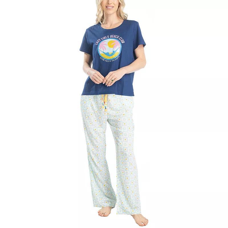 Ocean Pacific Womens Vibes T-shirt/Voile pant Product Image