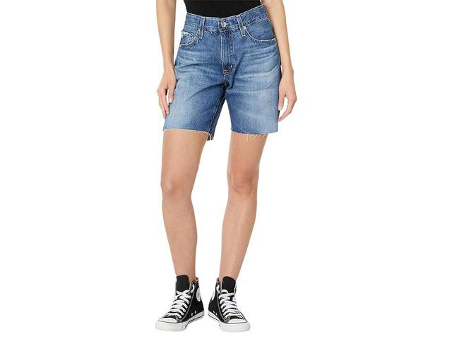 AG Jeans Ex-Boyfriend High Rise Slouchy Short in 15 Years Restart (15 Years Restart) Women's Jumpsuit & Rompers One Piece Product Image