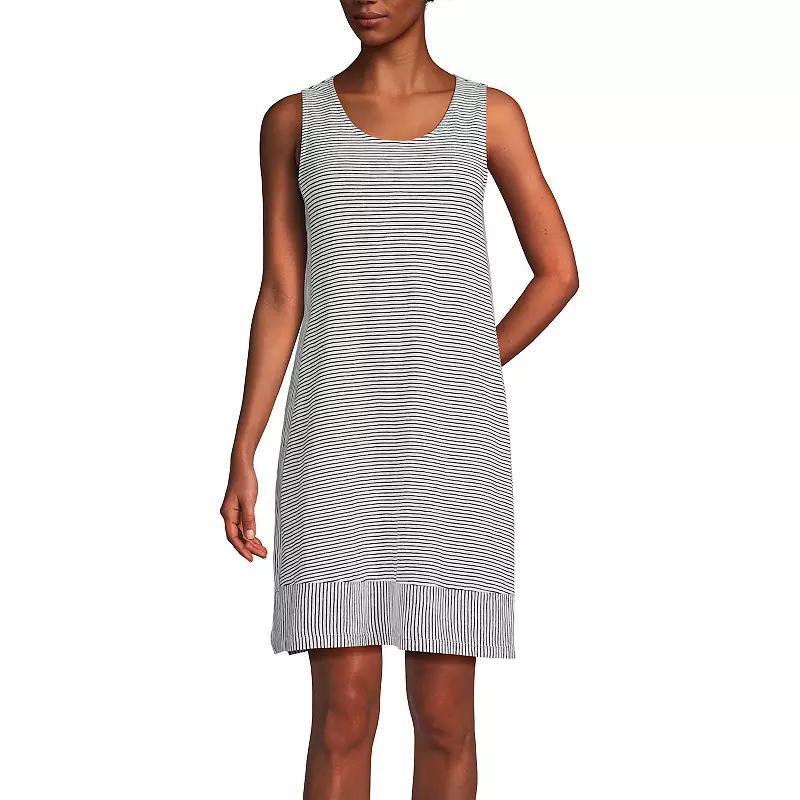 Womens Lands End Slub Tank Dress Product Image