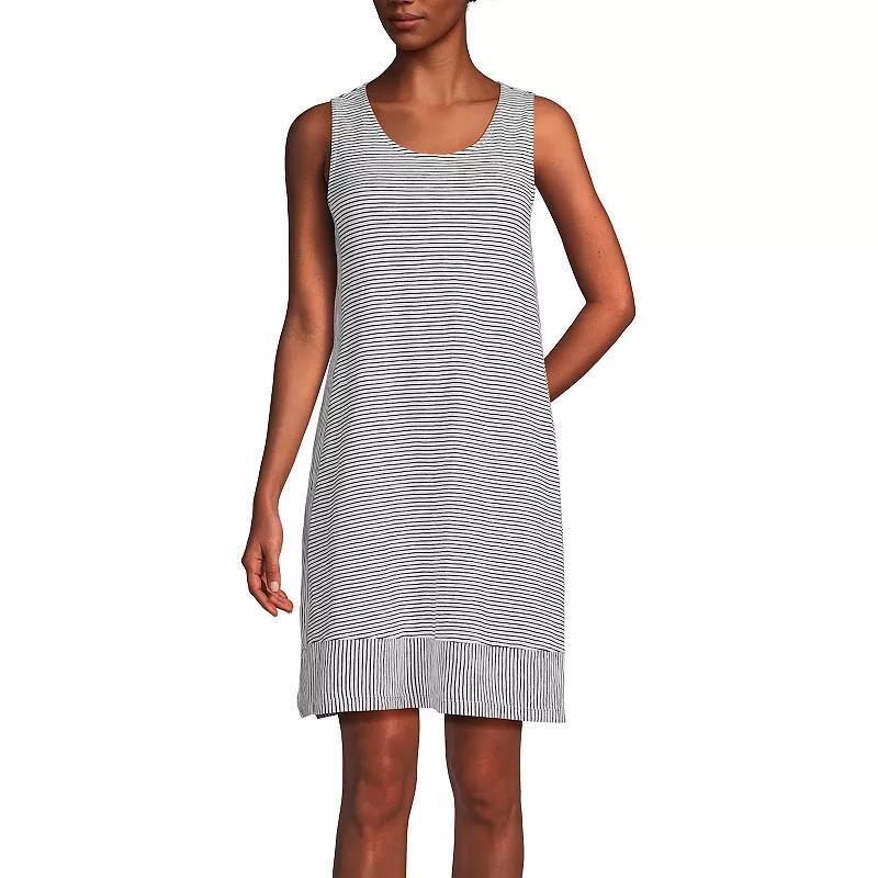 Womens Lands End Slub Tank Dress Product Image