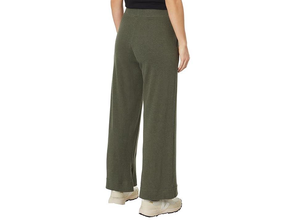 PACT Airplane Wide Leg Pants (Evergreen Heather) Women's Clothing Product Image