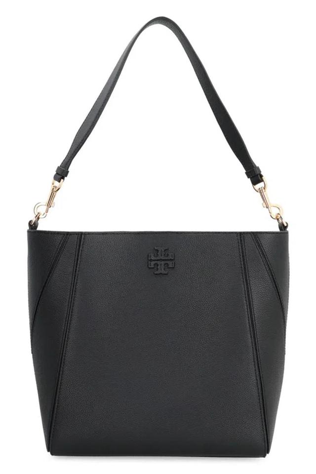 TORY BURCH Mcgraw Bucket Bag In Black Product Image