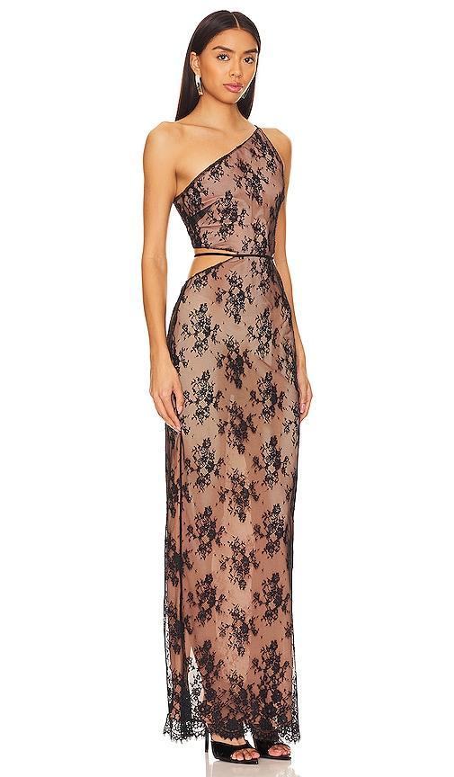 NBD Arzu Gown in Nude. Product Image