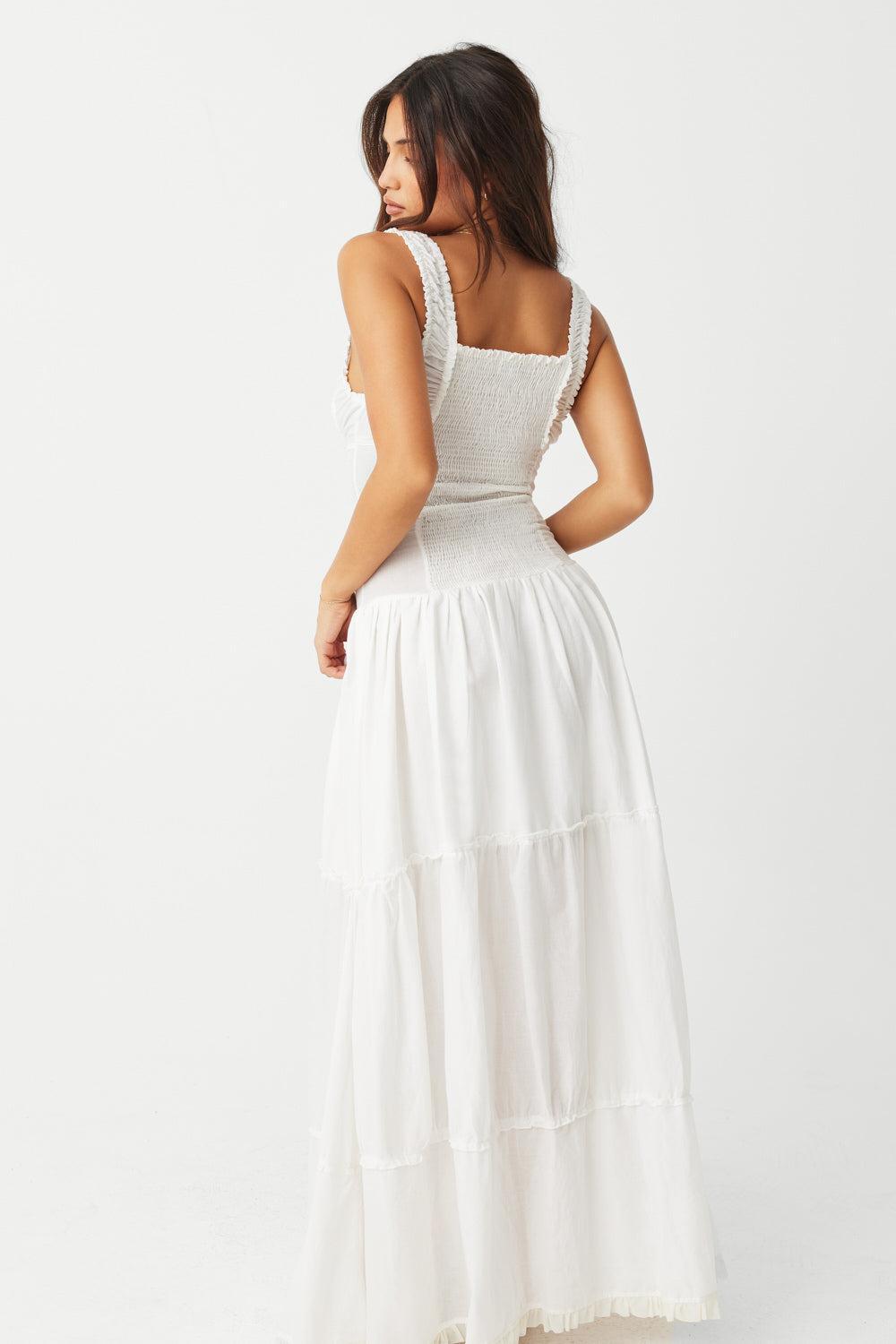 Christabelle Ruffle Maxi Dress - Sunrose Product Image