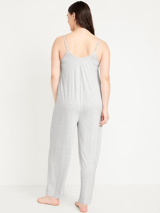 Knit Jersey Pajama Jumpsuit Product Image