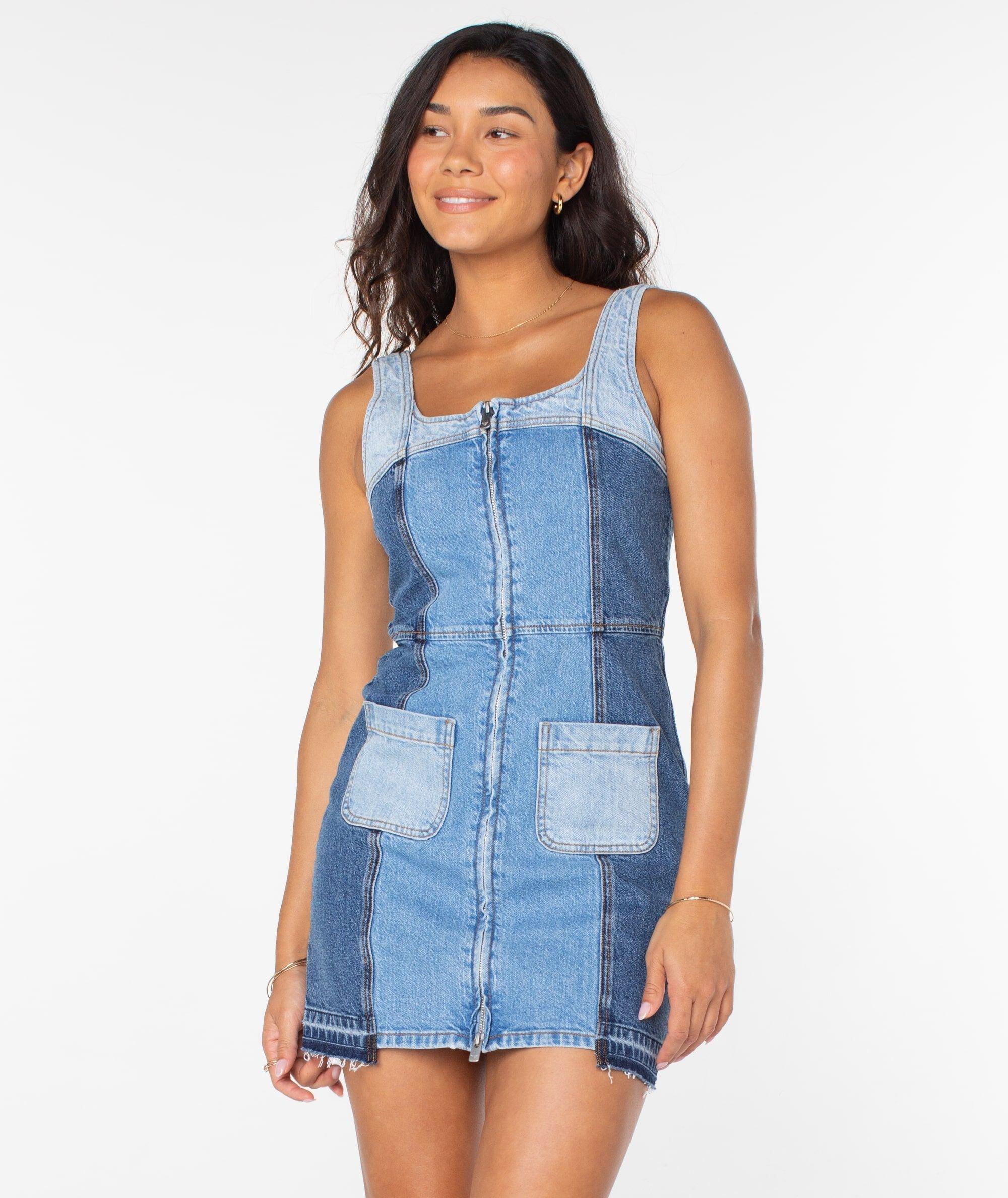 ROXY Sami Denim Womens Dress Product Image