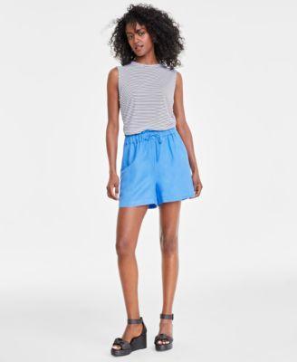 Women's Drawstring Pull-On Shorts, Created for Macy's Product Image