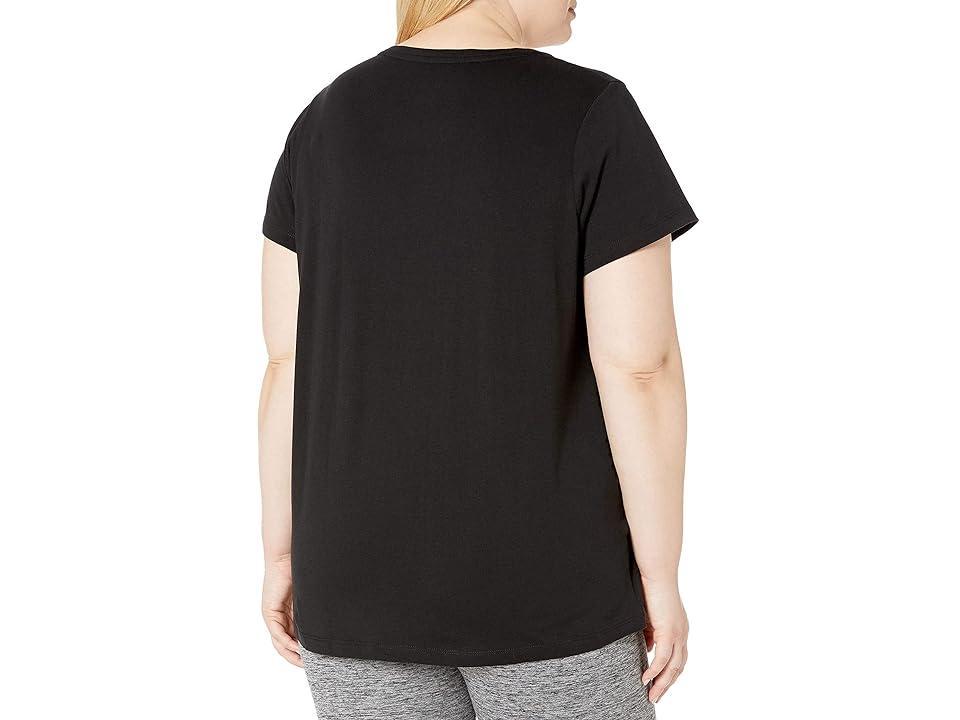 Hue Womens Sleepwell Solid S/S V-Neck T-Shirt with Temperature Regulating Technology Product Image