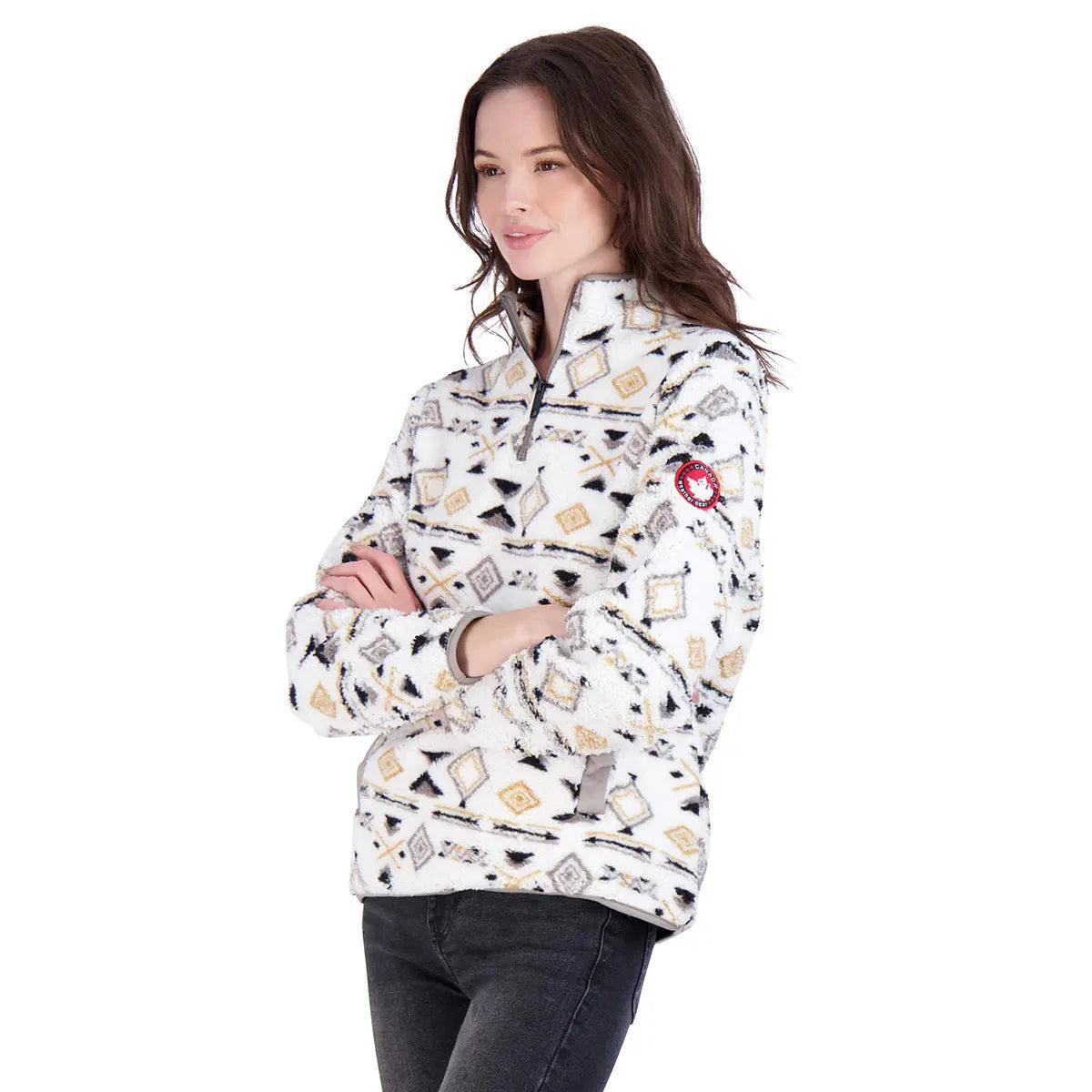 Canada Weather Gear Women's Full Zip Printed Sherpa Jacket Product Image