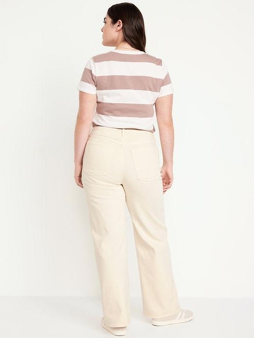 Extra High-Waisted Sky-Hi Wide-Leg Jeans Product Image