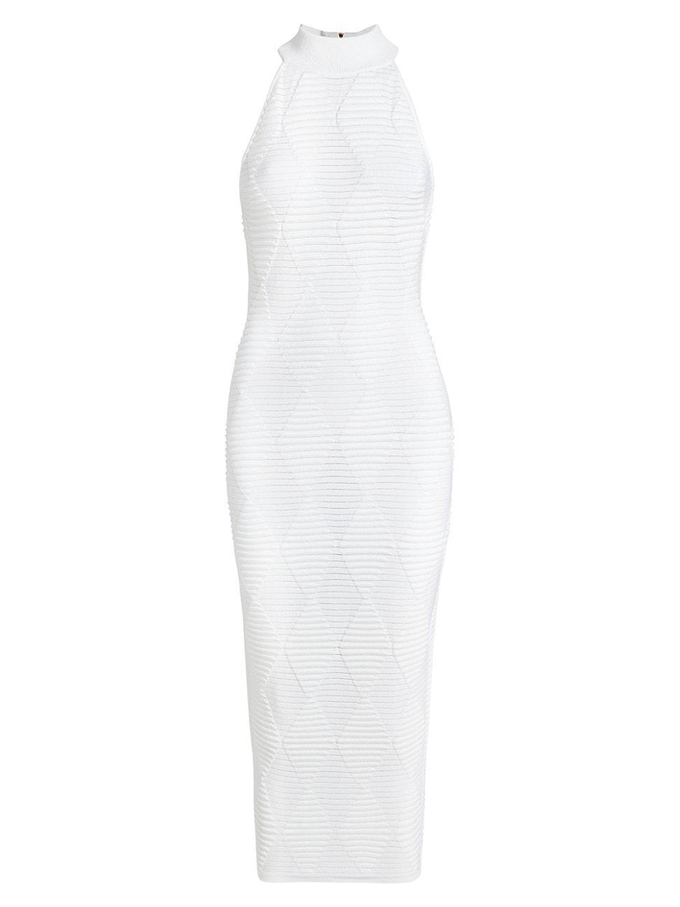 Womens Textured Knit Cocktail Dress Product Image