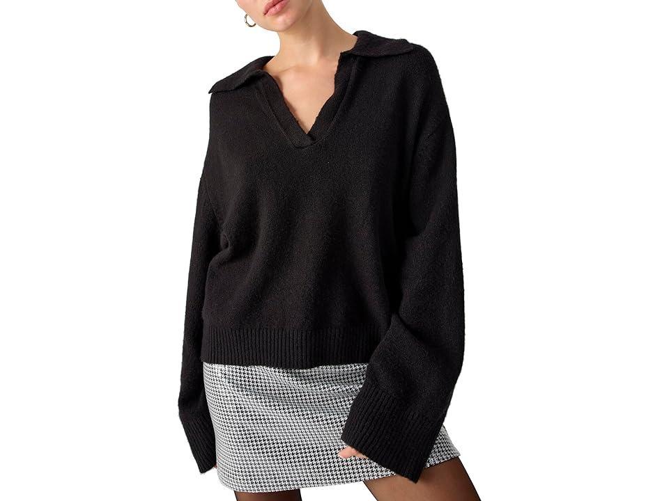 Sanctuary Johnny Collared Sweater Women's Clothing Product Image