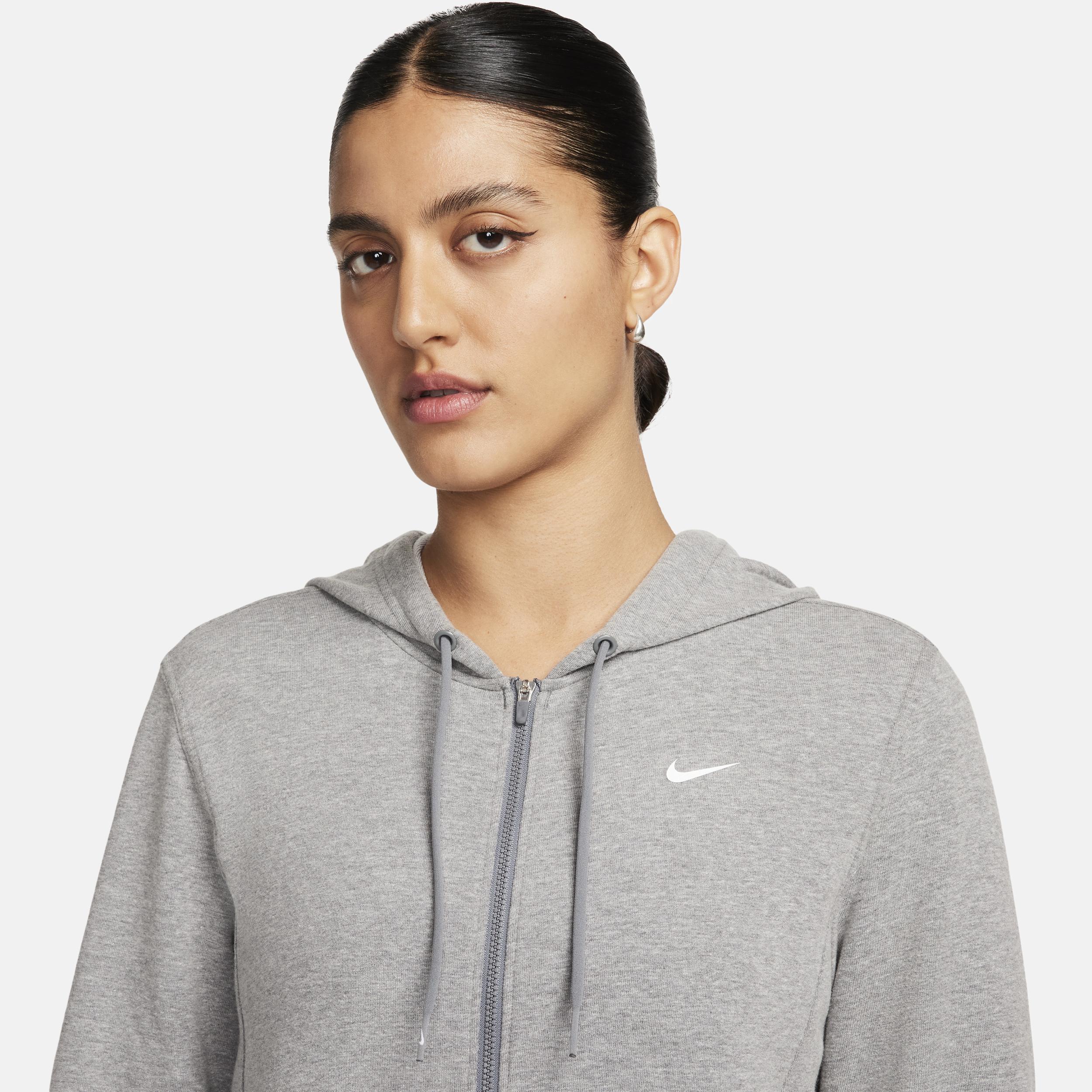 Nike Women's Dri-FIT One Full-Zip French Terry Hoodie Product Image