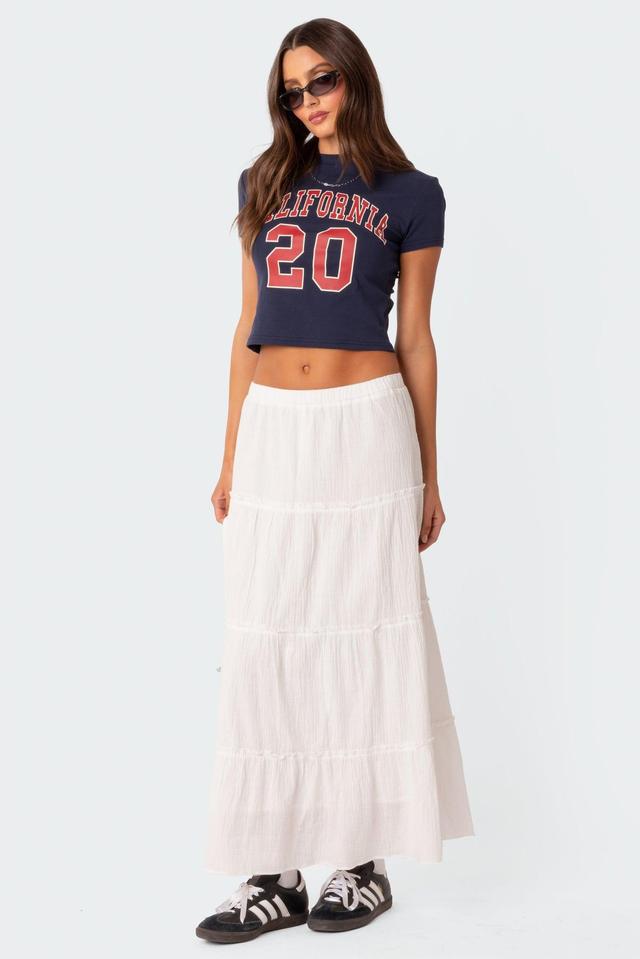 Charlotte Tiered Maxi Skirt Product Image