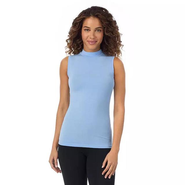 Womens Cuddl Duds Softwear with Stretch Sleeveless Mock Neck Tank Top Product Image