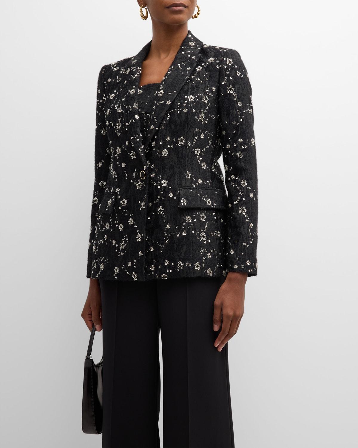 Womens Alexa Sequined Blazer Product Image