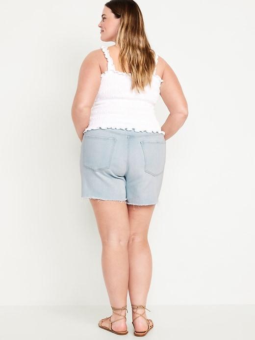 High-Waisted OG Jean Shorts -- 5-inch inseam Product Image