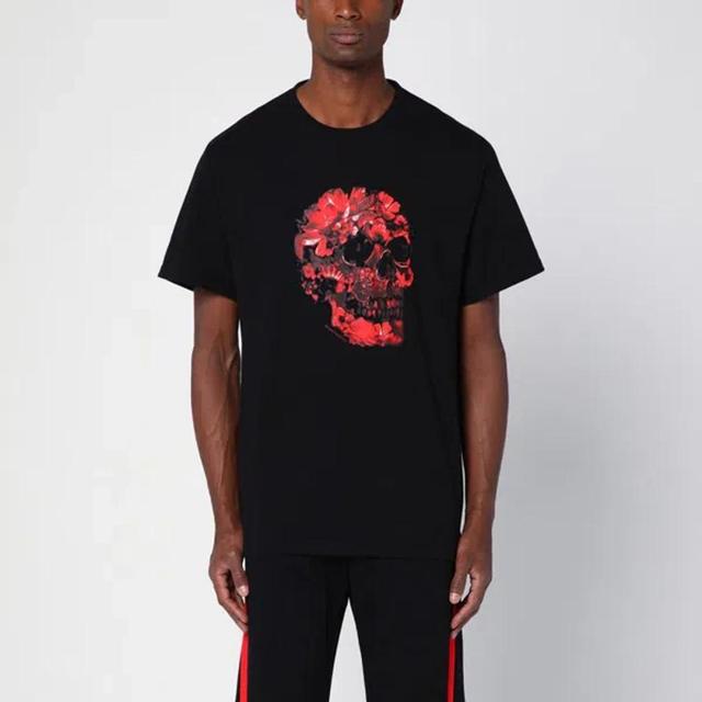 T-shirt With Print In Black Product Image