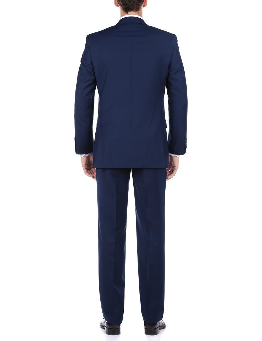 Vanderbilt Collection - Classic 2 Piece Suit 2 Buttons Regular Fit In Navy Product Image