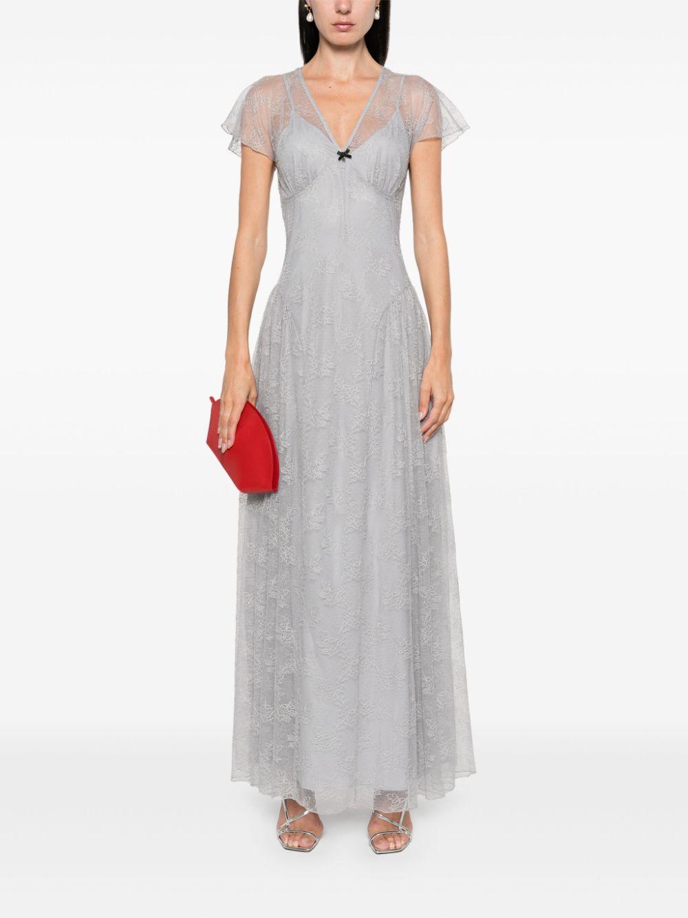 lace V-neck maxi dress Product Image