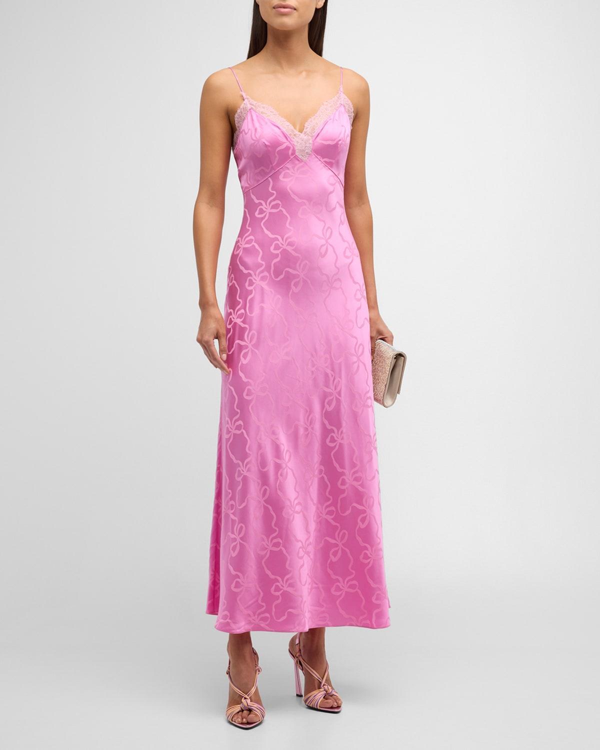 Manuela Jacquard Midi Slip Dress product image