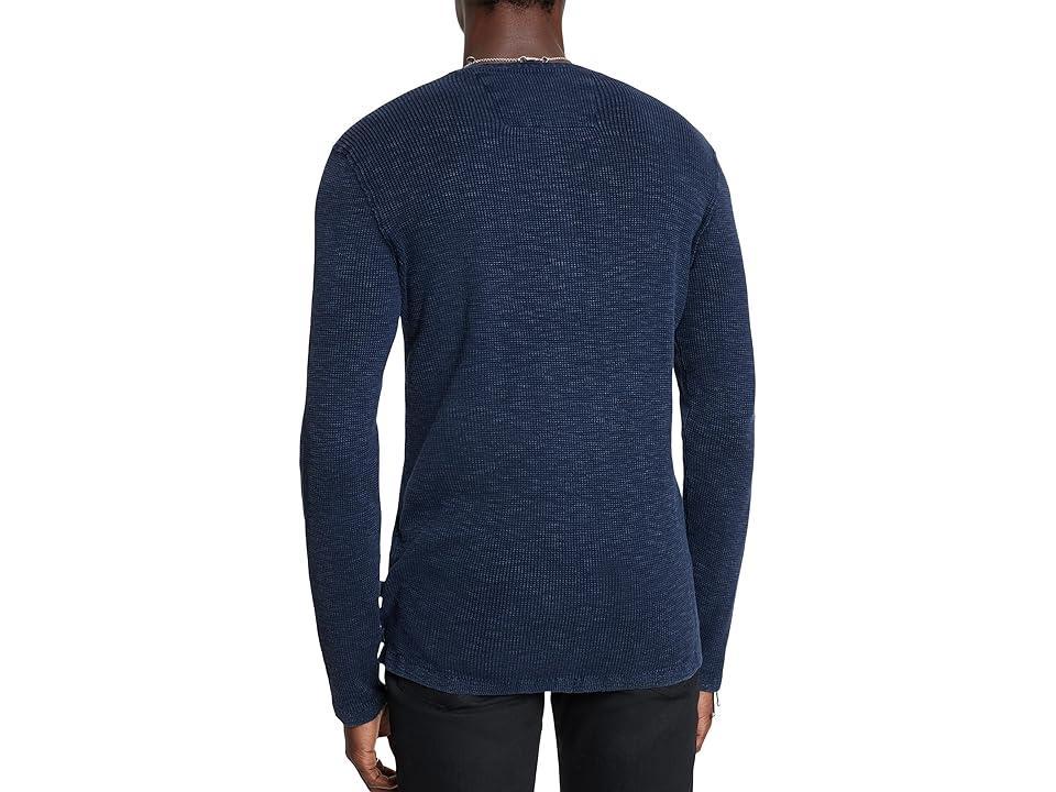 John Varvatos MEMPHIS WAFFLE HENLEY Men's Clothing Product Image