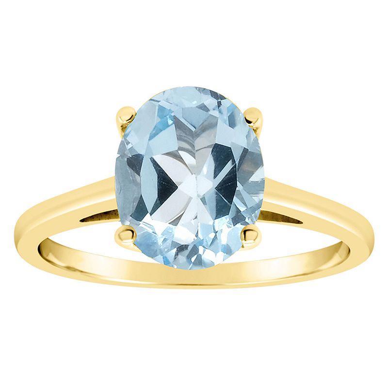 Macys Topaz (3-5/8 ct. t.w.) Ring in 14K Yellow Gold Product Image