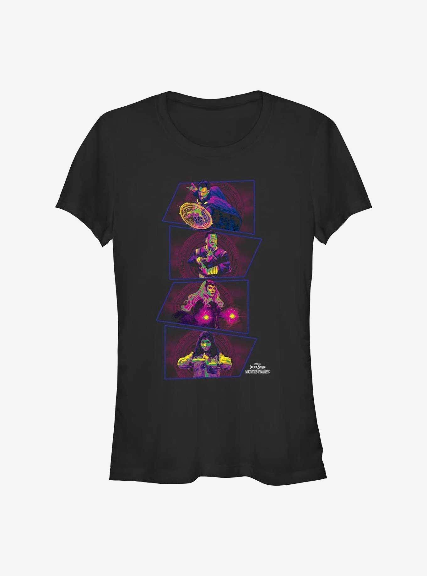 Marvel Doctor Strange In The Multiverse Of Madness Panel Group Shot Girls T-Shirt Product Image