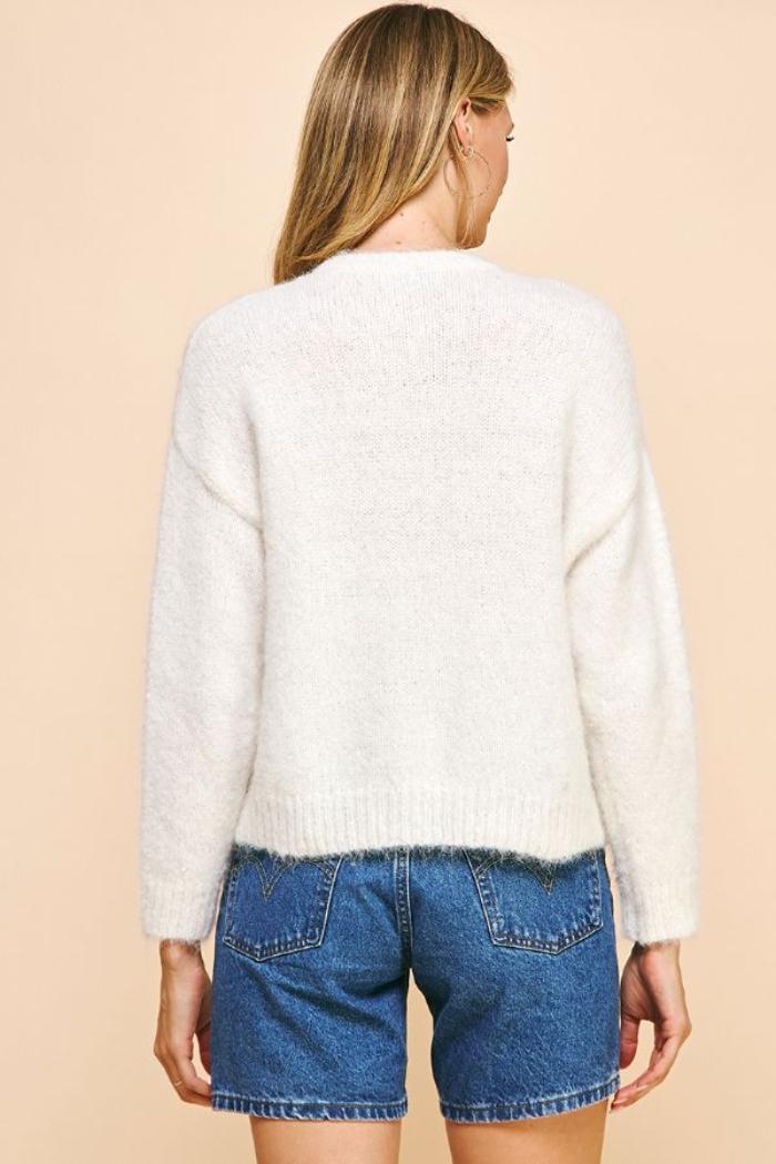 FLOWER KNIT SWEATER Product Image