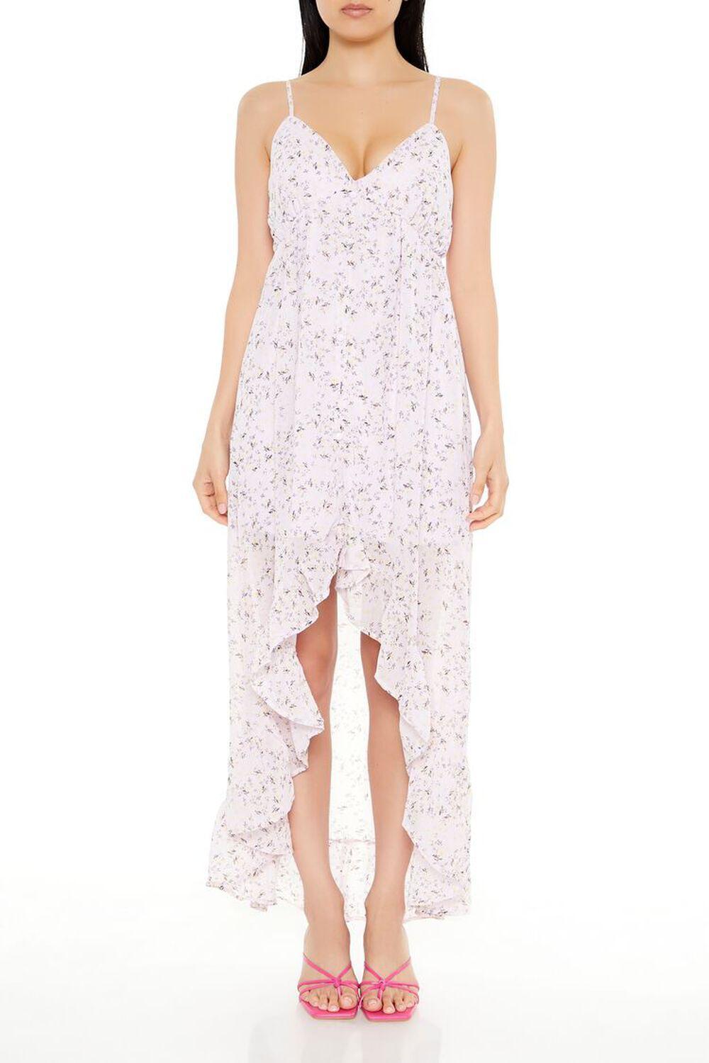 Ditsy Floral High-Low Maxi Dress | Forever 21 Product Image