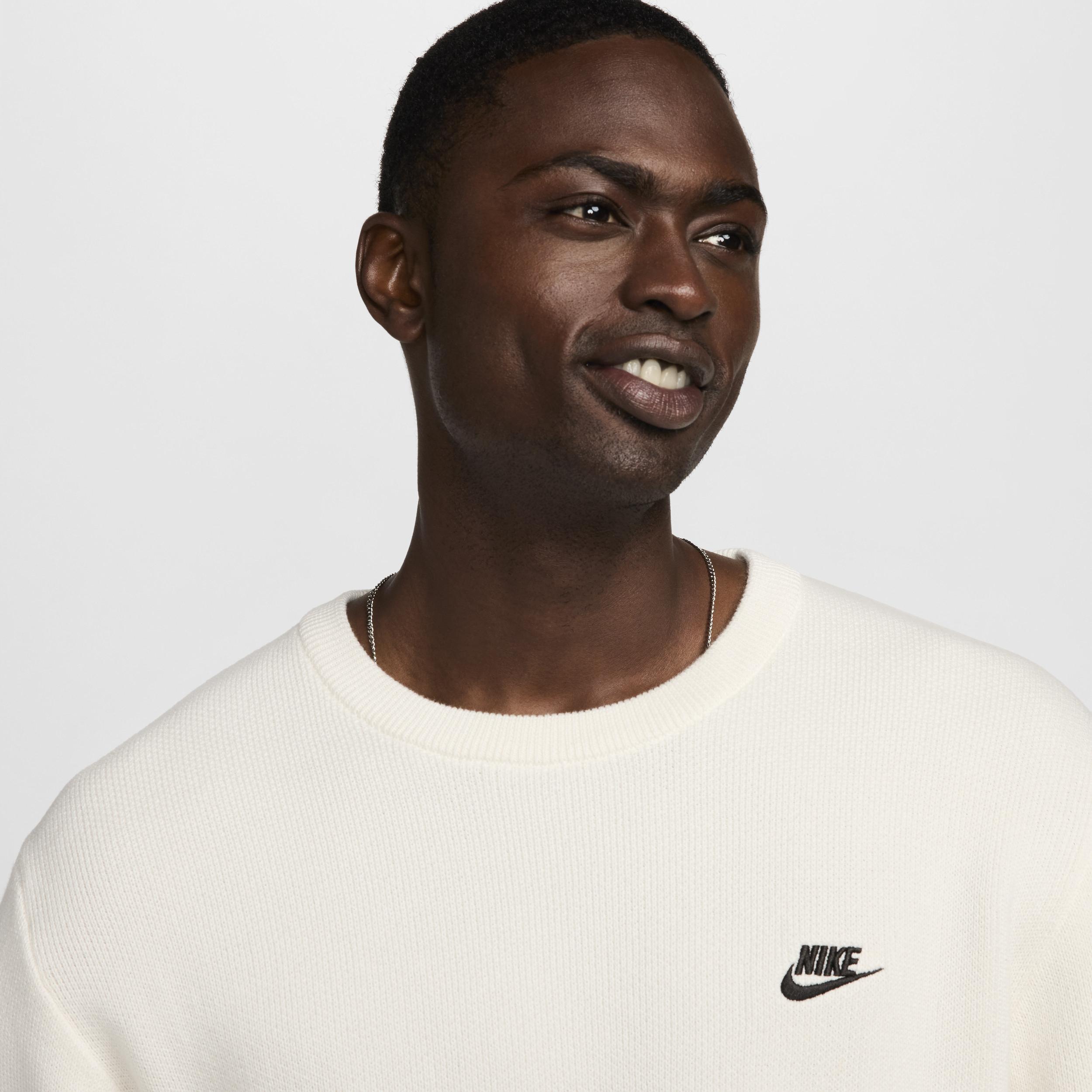 Nike Mens Club Crew-Neck Sweater Product Image