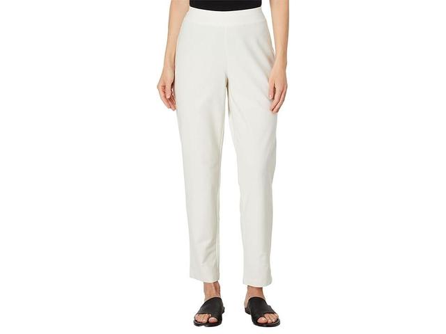 Eileen Fisher Slim Ankle Stretch Crepe Pants Product Image