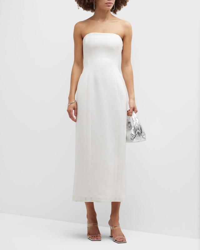 Womens Elizabeth Strapless Midi-Dress Product Image