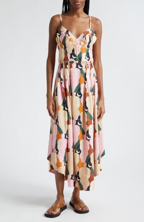 Farm Rio The Kiss Printed Maxi Dress Product Image