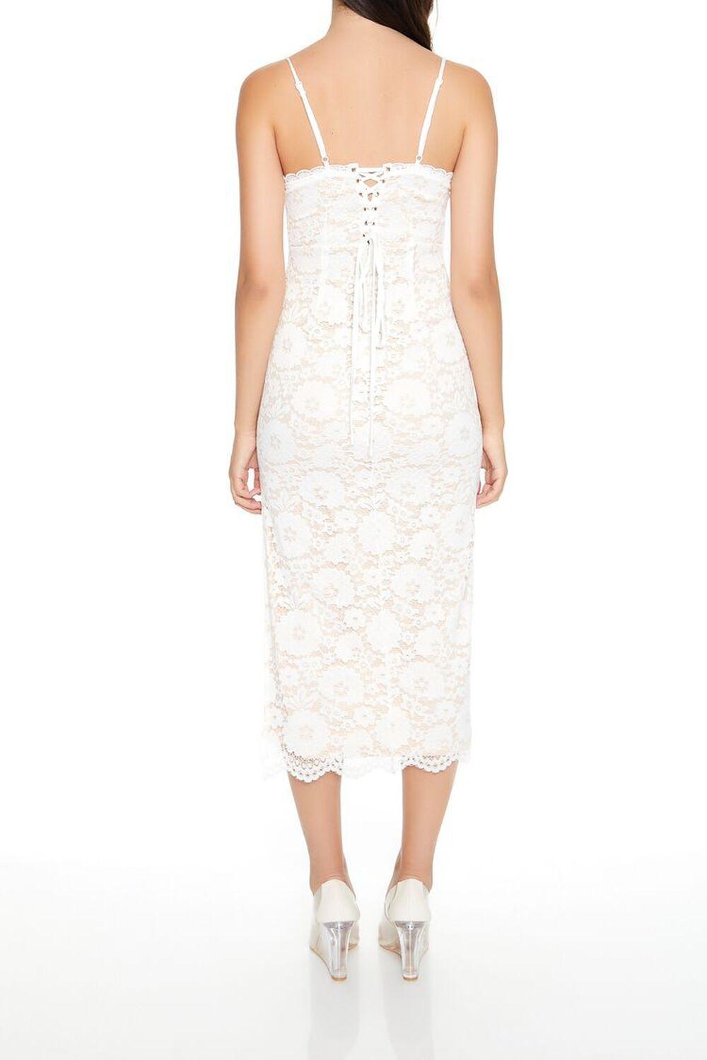 Floral Lace Bustier Midi Dress | Forever 21 Product Image