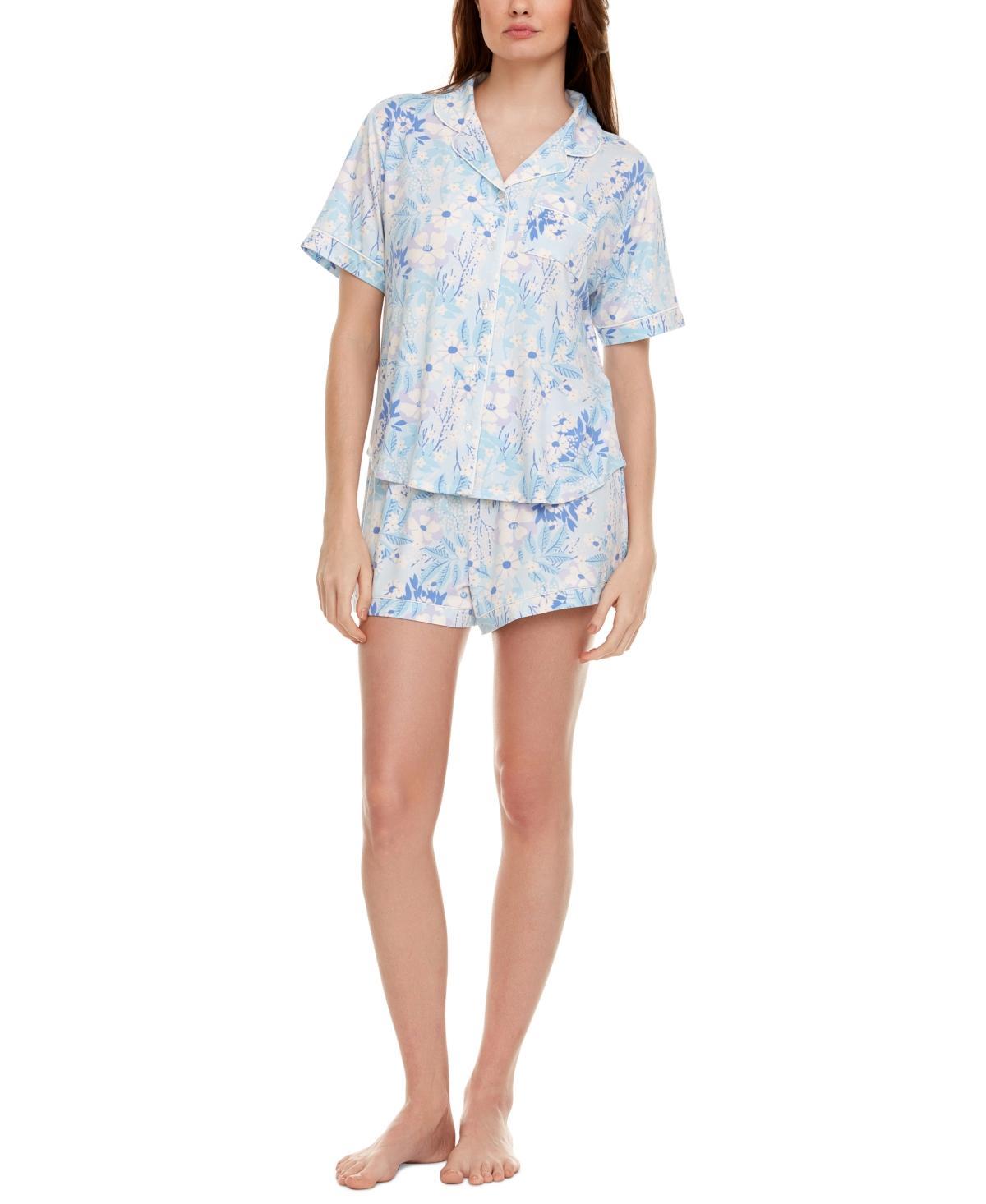 Flora by Flora Nikrooz Womens 2-Pc Gabriella Printed Shorty Pajamas Set Product Image