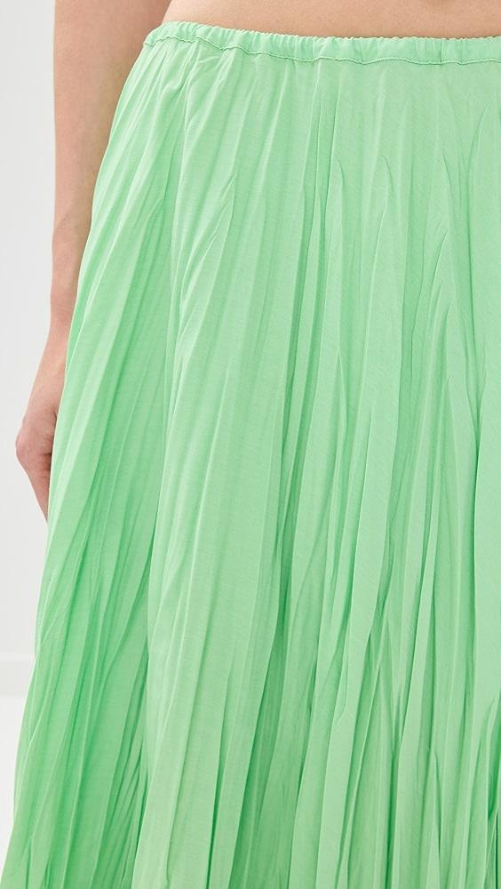 Marques Almeida Plisse Assymetric Hem Skirt | Shopbop Product Image