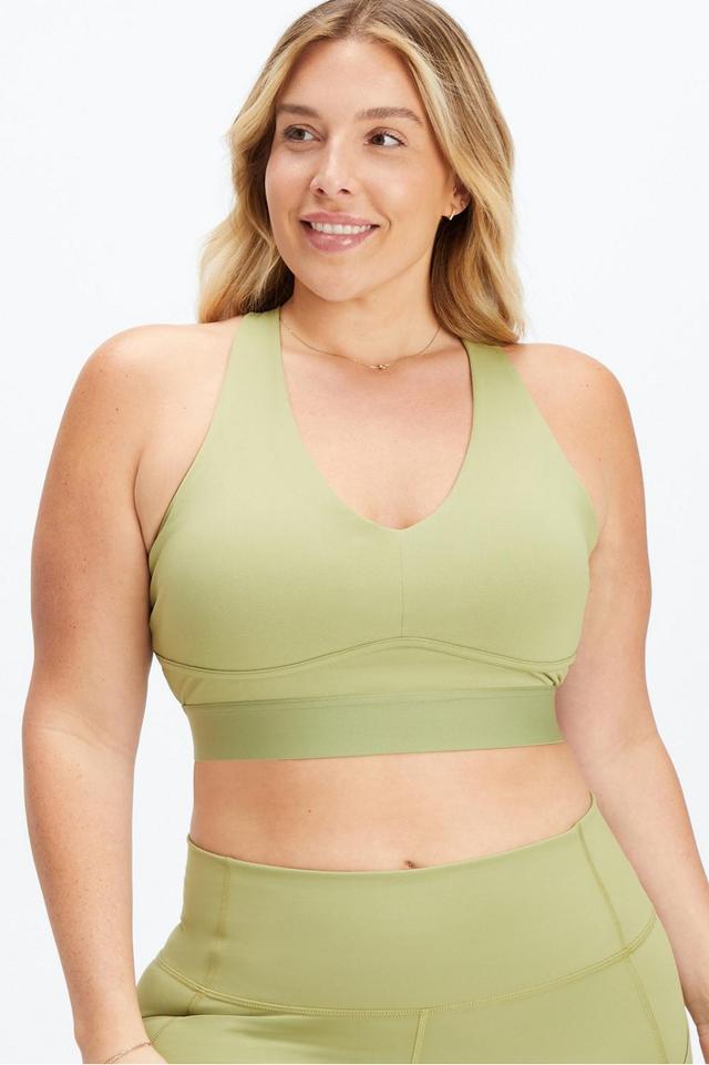 Fabletics All Day Every Day Bra Womens green Size S Product Image