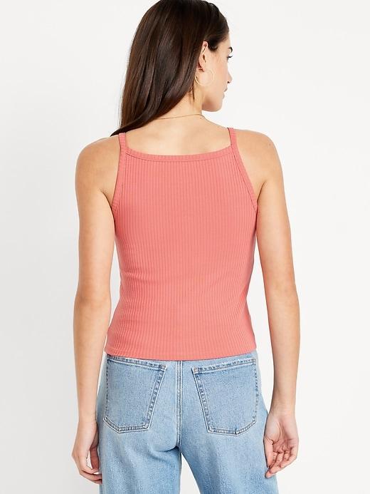 Rib-Knit Cami Tank Top Product Image